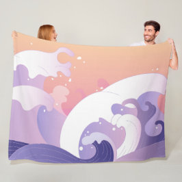 Polar Manta Suave Sueño del Océano Kawaii