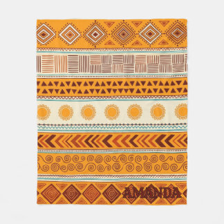 Polar Manta Tribal del Suroeste Amarillo Sol Personaliza