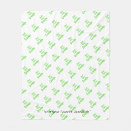 Polar Mejor manta de abuelo de la historia - regalo Pers