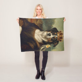 Polar Mona Lisa Perro con loro Cockatiel Manta de felpa