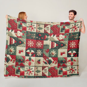 Polar Navidades acolchados diseñan una manta de flechas