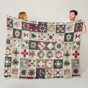 Polar Navidades acolchados diseñan una manta de flechas
