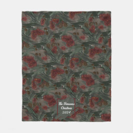 Polar Navidades personalizados huyen de la manta