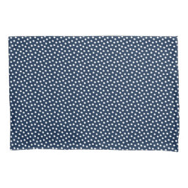 Polar Night Blue Watercolor Dots Pillow Funda