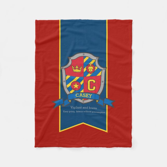 Polar Nombre de Boys Casey o C que significa manta (Anverso)