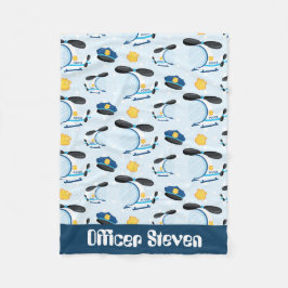 Polar Oficial agregar nombre policía manta de bebé