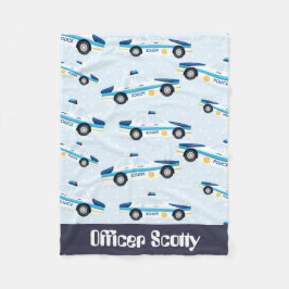 Polar Oficial agregar nombre policía manta de bebé