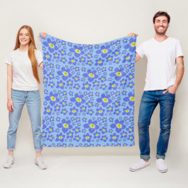 Polar Olvídenme de no diseñar flor en una manta de flore
