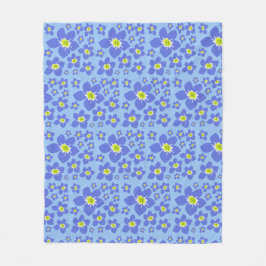 Polar Olvídenme de no diseñar flor en una manta de flore