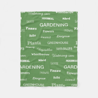 Polar Palabras de jardinería Manta de jardín tematizada 