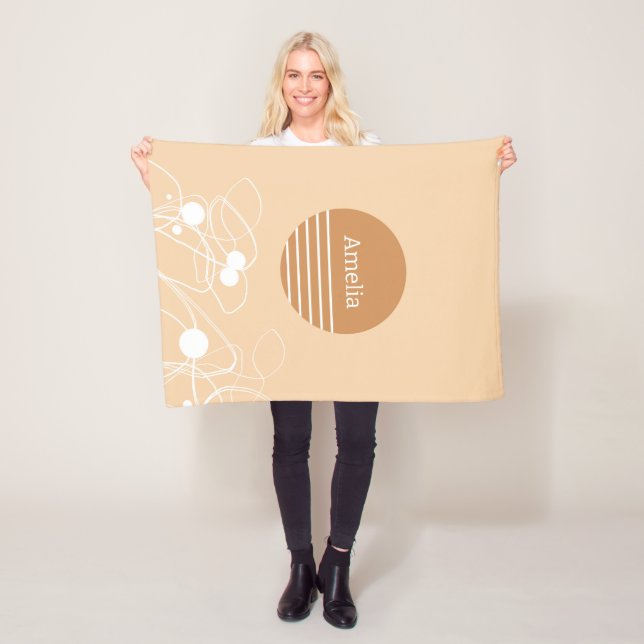 Polar 'Peach Horizons' | Manta personalizada para bebé c (In situ)