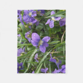 Polar Pequeña manta lluviosa de las violetas