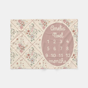 Polar Personalizar de la manta de hito de bebé personali