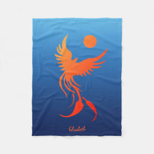 Polar Phoenix de levantamiento en manta de las llamas