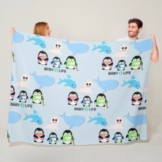 Polar Pingüino lindo adulto ABDL de la manta el | del