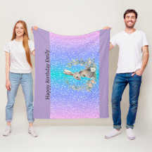 Regalo conejo conejo conejo - manta personalizada