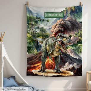 Polar Regalo de cumpleaños de la manta de dinosaurios pr