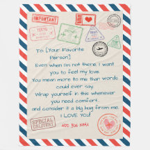 Regalo del Día de la Madre – Manta personalizada p