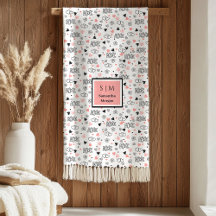 Regalo para esposa manta personalizada del corazón
