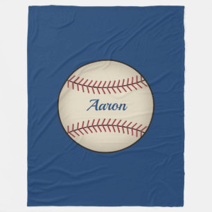 Polar Regalo personalizado de la manta de béisbol azul v