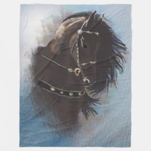 Polar Retrato de Semental - Manta de Fleece