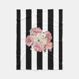 Polar Rosas con la manta blanco y negro del paño grueso