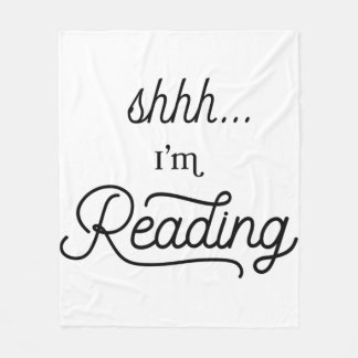 Polar Shh, estoy leyendo manta de lana