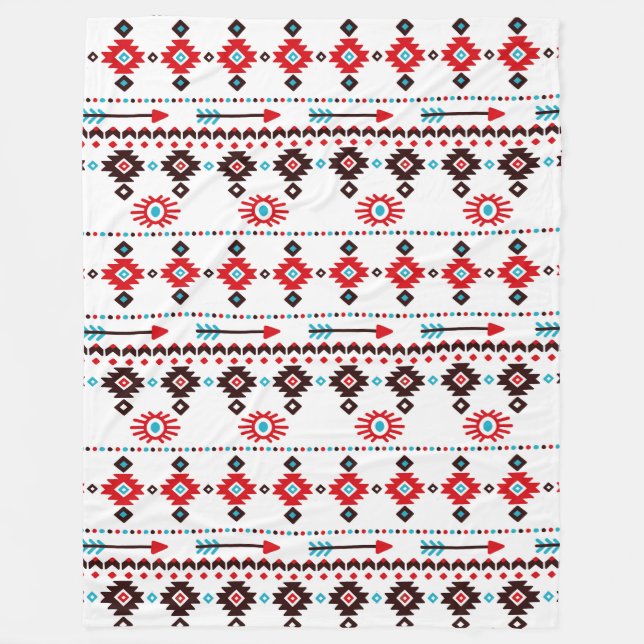 Polar Símbolos nativos americanos en una manta (Anverso)