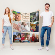 Te Queremos Abuelo y Abuela – Manta Personalizada