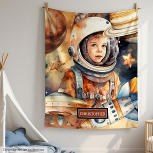 Polar Tema de Astronauta de manta personalizada