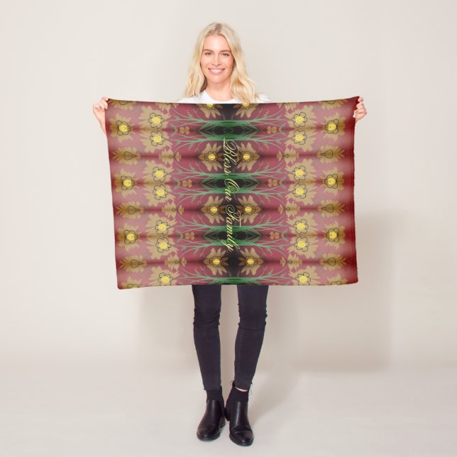 Polar Una manta de Rosa de diseño (In situ)