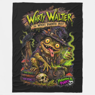 Polar Warty Walter - Manta de felpa de Punks Paranormale