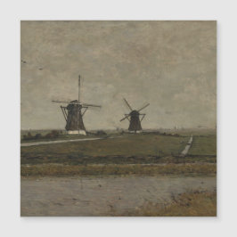 Polder con molinos cerca de Overschie