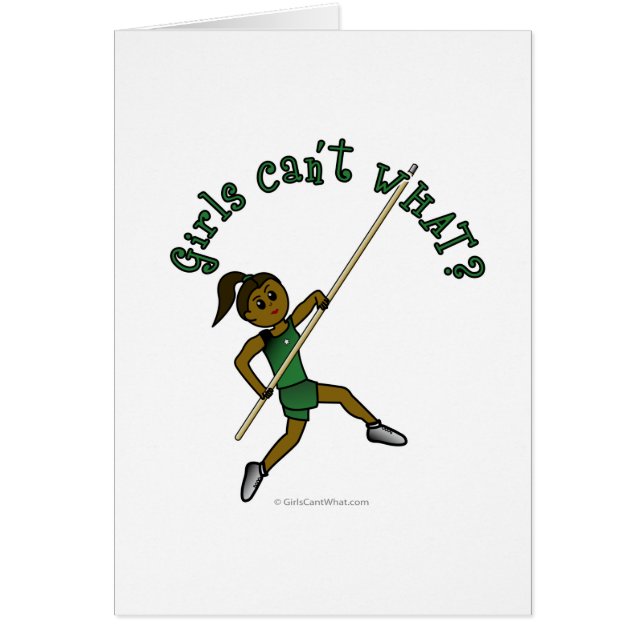 Pole Vault - Verde (oscuro) (Frente)