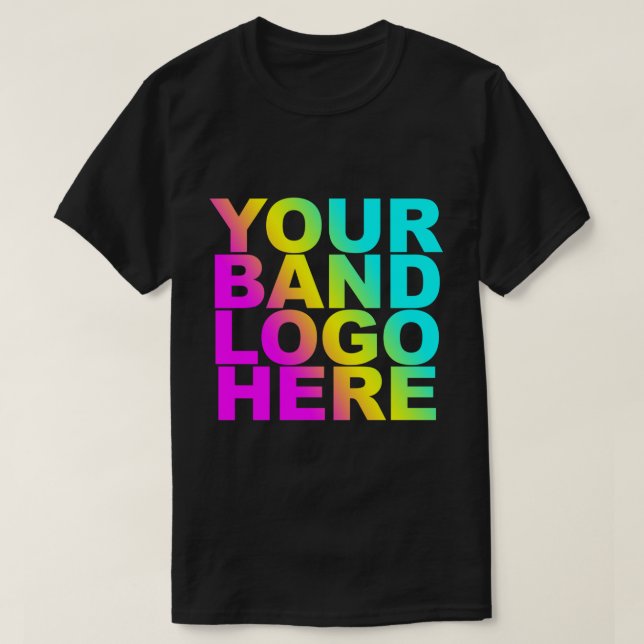 POLERA CON LOGO DE TU BANDA (Diseño del anverso)