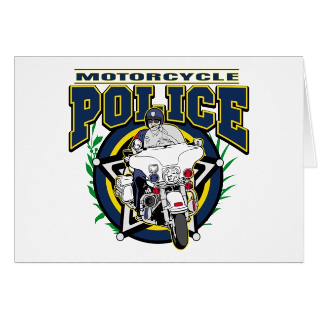 Policía de la motocicleta (Anverso (Horizontal))