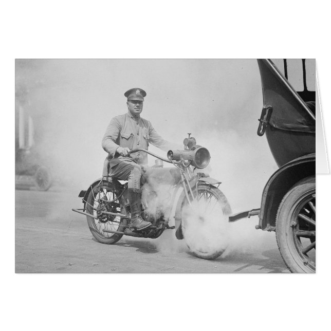 Policía Motorizado en Servicio, 1923 (Anverso (Horizontal))