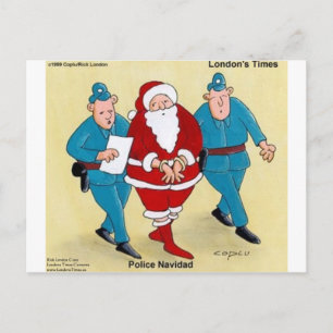 Policía Navidad Regalos y Tarjetas Divertidas de N
