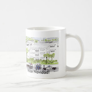 ¡Policía Navidad! taza