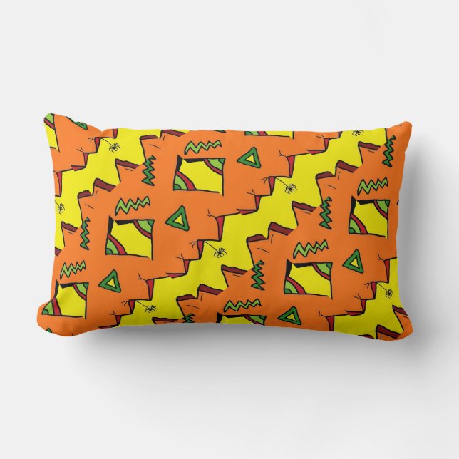 Poliéster de almohada de halloween Jack-O-Lantern  (Anverso)
