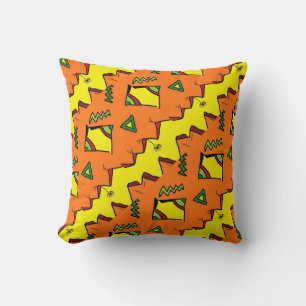 Poliéster de almohada de halloween Jack-O-Lantern