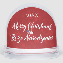 Polish American Merry Christmas Boże Narodzenie