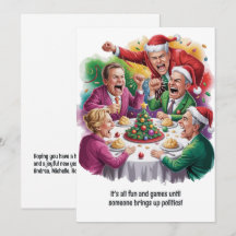 Política Familiar Divertida en Navidad