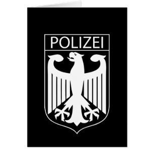 POLIZEI - Regalos alemanes del símbolo de la