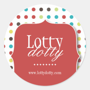 Polk decorativo y caprichoso pegatinas de un punto