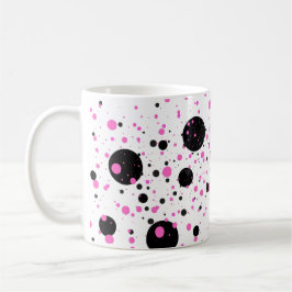 Polka Dot Mug - Elegante Copa de Café