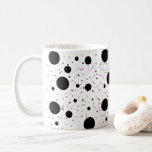 Polka Dot Mug - Jugativo diseño de la Copa de Café