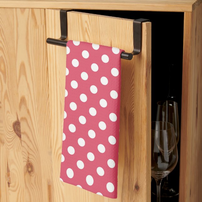POLKA DOTS Kitchen Toallas (Pliegue de tercios)