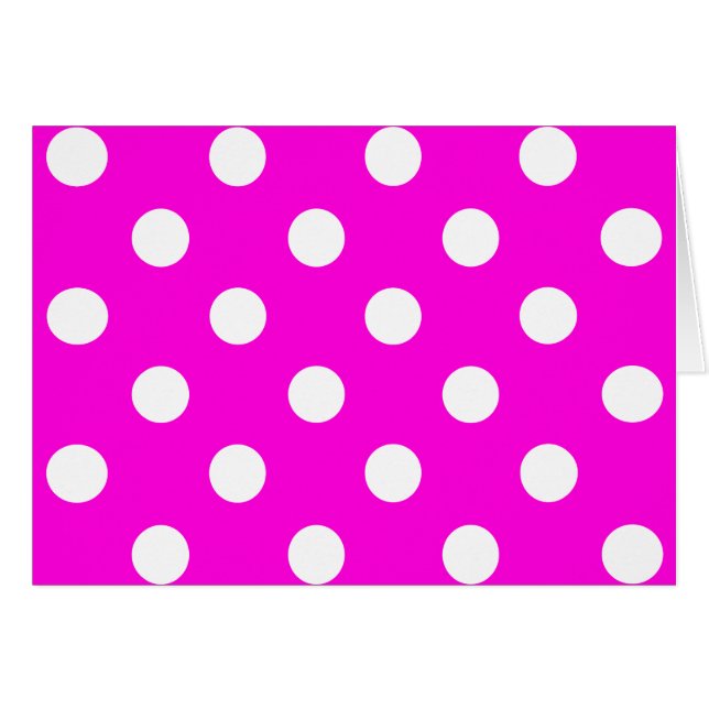 Polka dots magenta #FF00DC (Anverso (Horizontal))