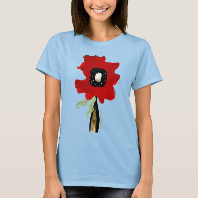 Polka negro adormilado con camiseta de hojas verde (Anverso)